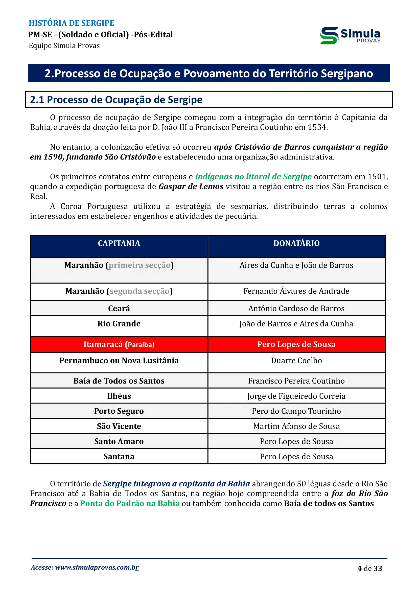 História de Sergipe- PMSE [Soldado e Oficial] - Pós-Edital.pdf-06
