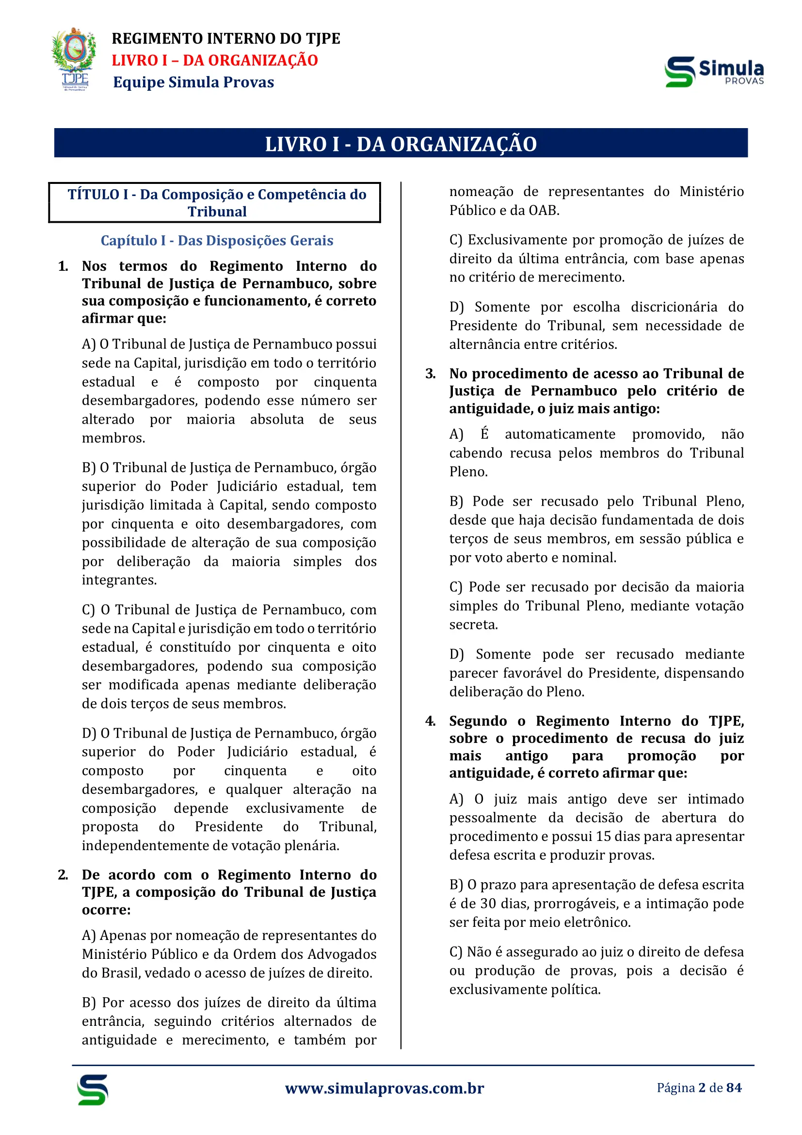LEGISLAÇÃO DO TJPE-01