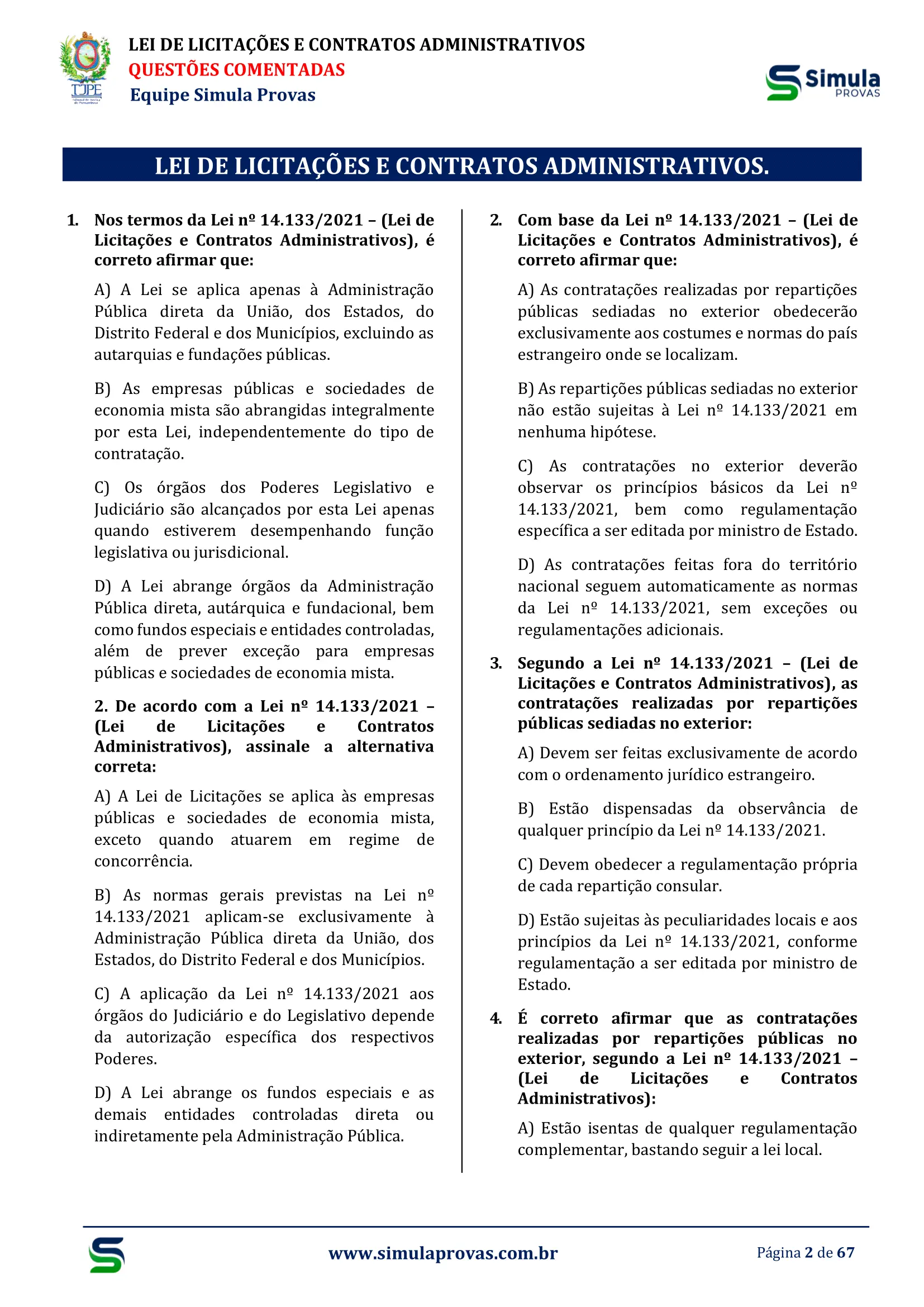 LEGISLAÇÃO DO TJPE-11