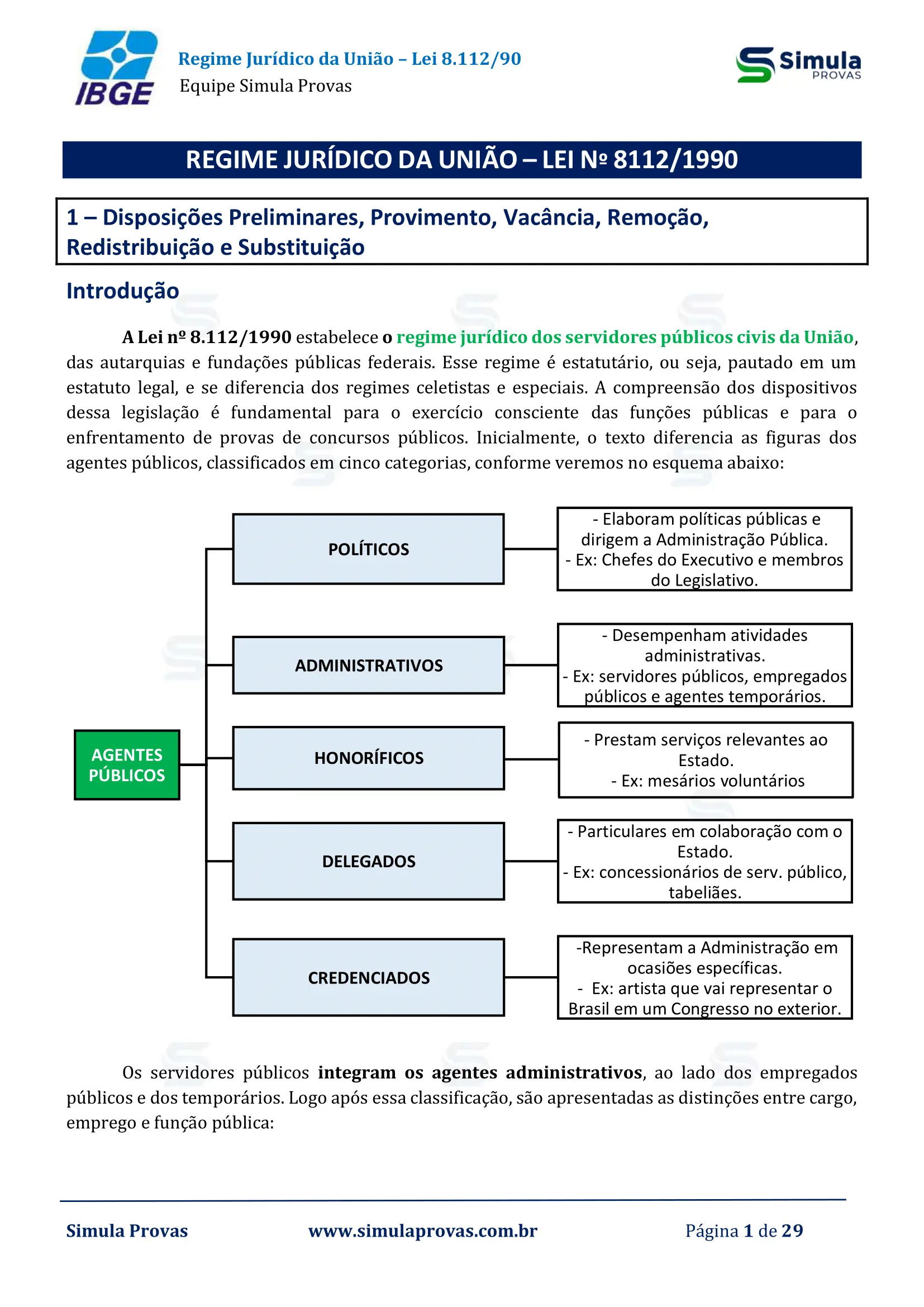 (Lei nº 8.11290) - O Regime Jurídico Único-1